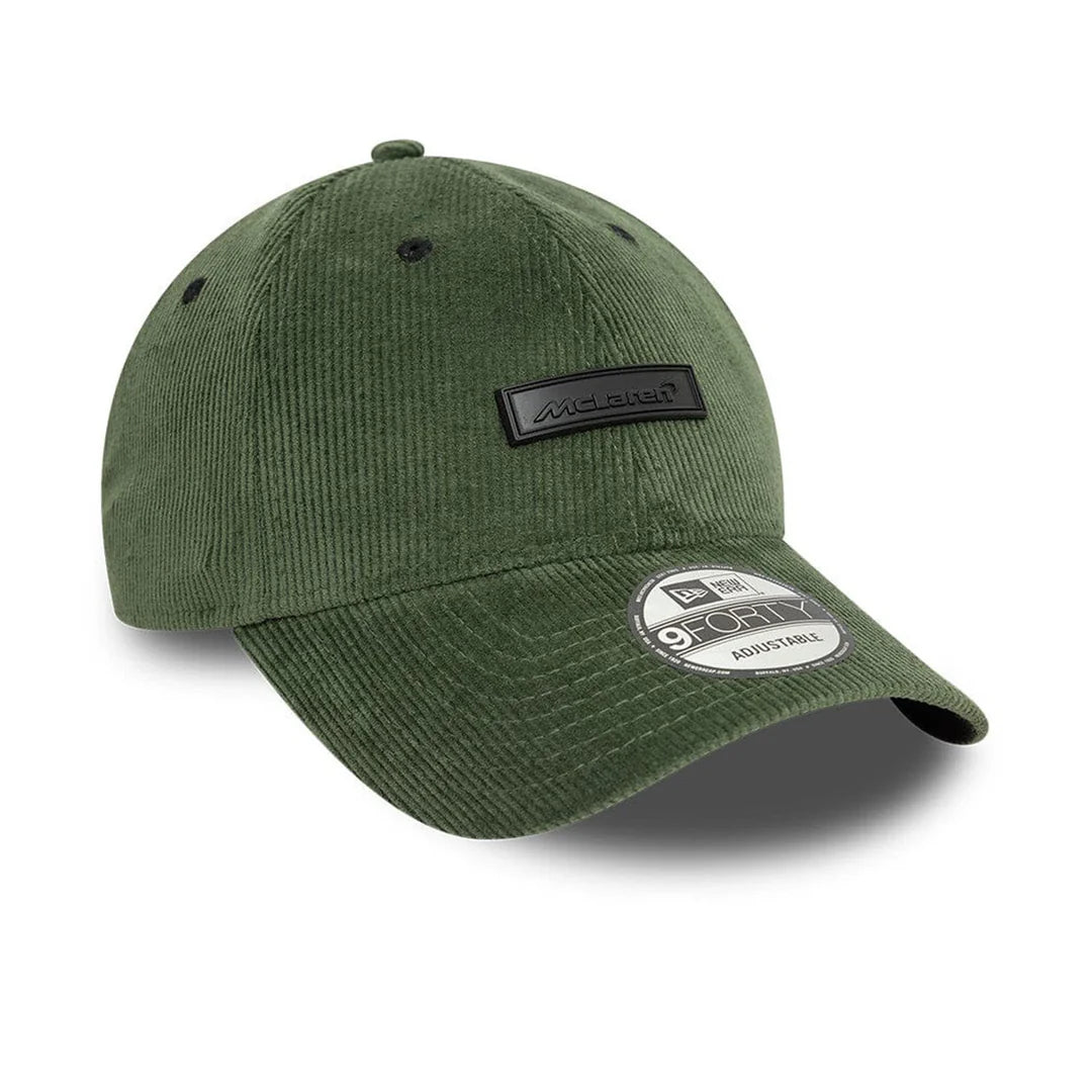 McLaren cap, New Era, cord, green