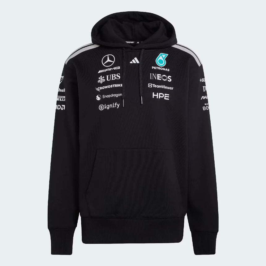 Mercedes Hoody, team, driver, adidas, black, 2026