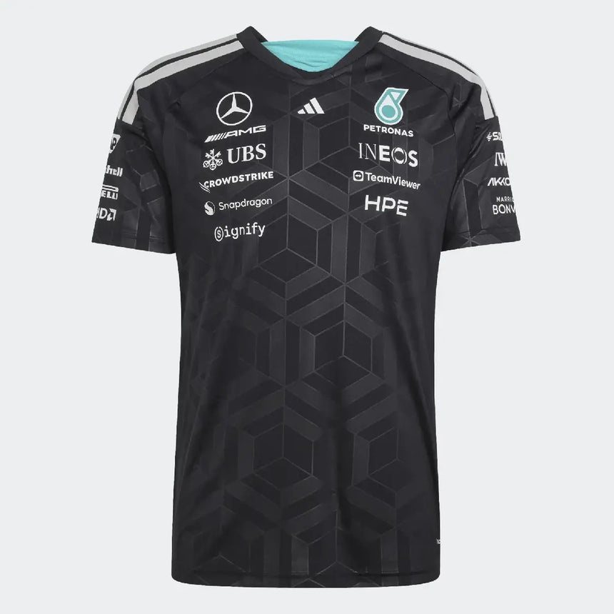 Mercedes t-shirt, team, adidas, drivers, black