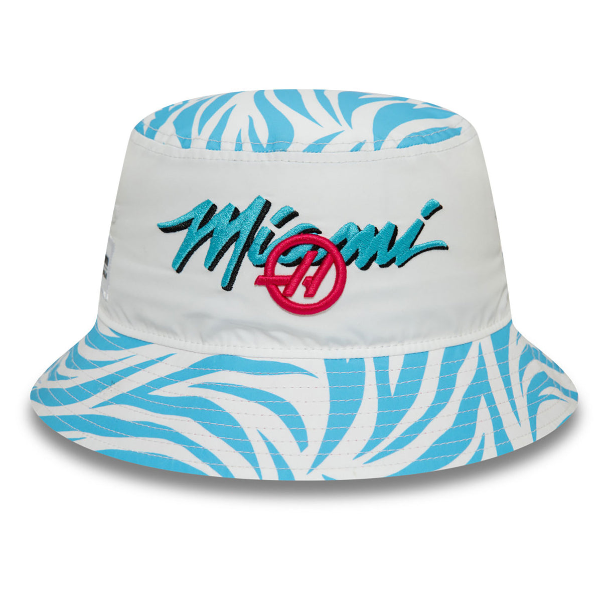 Sombrero de pescador Haas, New Era, Miami, adulto, blanco, 2024