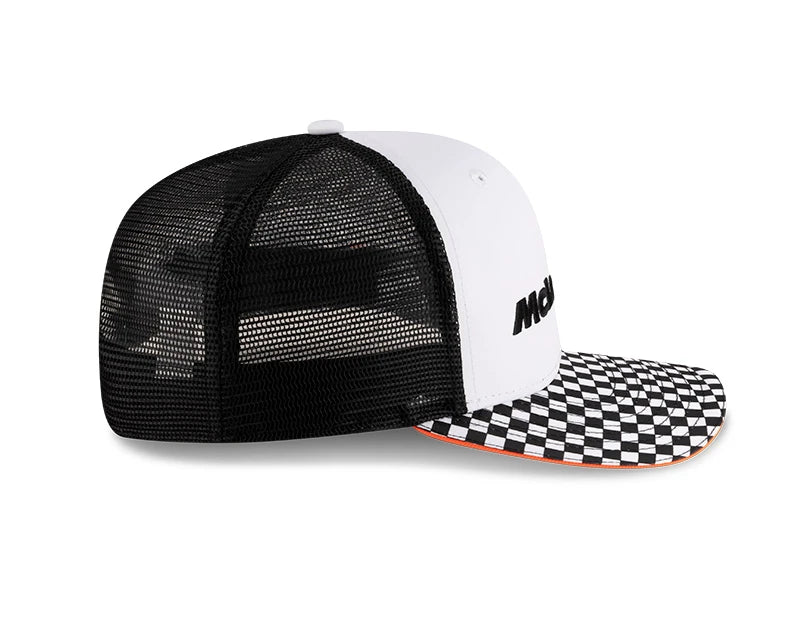 McLaren Checkered Visor 9FIFTY Cap, White š„