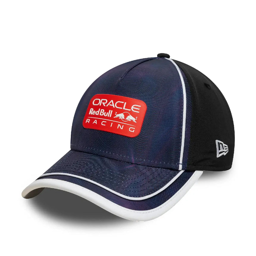 Red Bull cap, rubber logo, 9FORTY, New Era, black