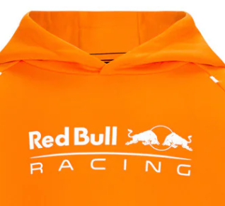Sudadera con capucha para niño Red Bull Max Verstappen, color naranja, 2022