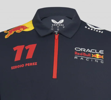 Camiseta polo Red Bull SS del piloto Sergio Pérez