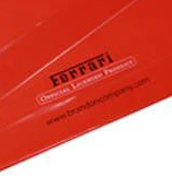 Bolsa de plástico Ferrari, mediana, roja, 2019