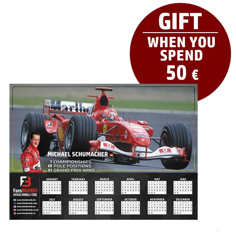 Michael Schumacher race calendar – FansBRANDS® - COM