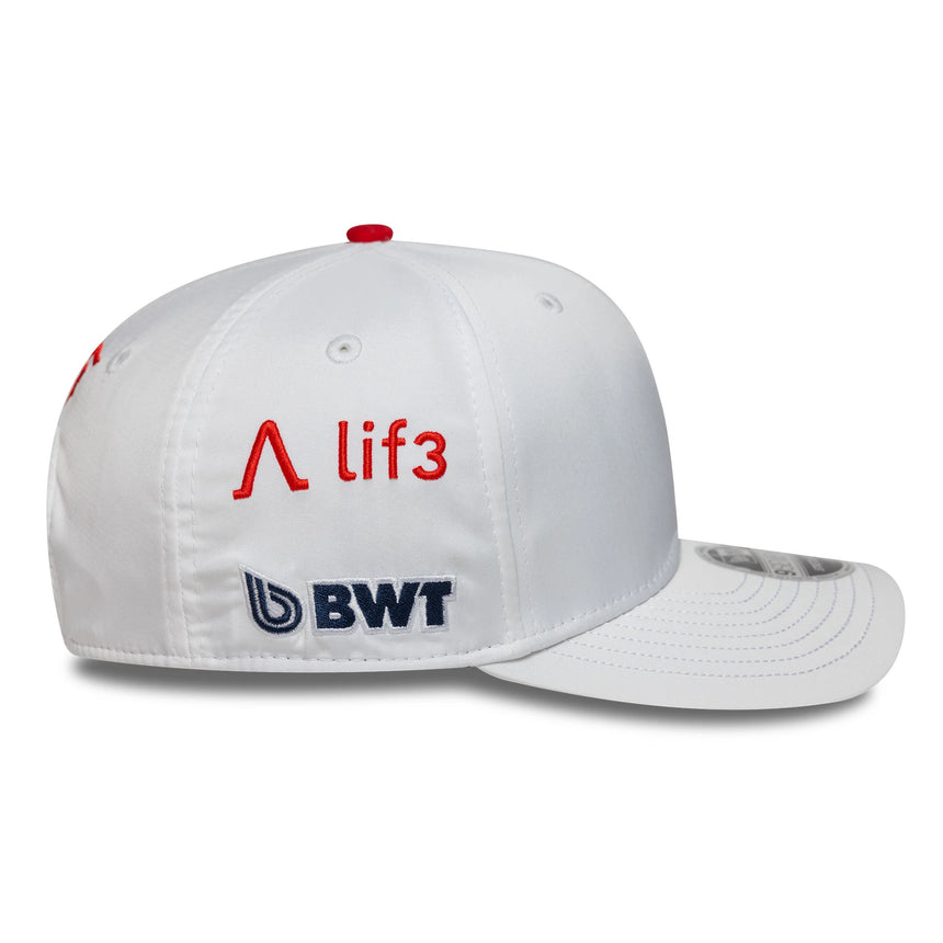 Gorra Alpine Pierre Gasly Japan 9Seventy, blanca 🔥