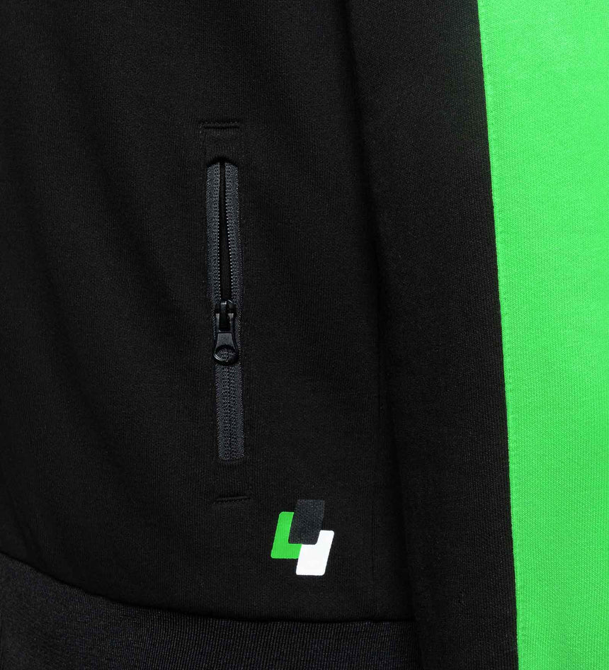 Sudadera Kick Sauber, CODE ZERO, equipo, carrera, negra, 2024