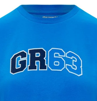 Mercedes Womens George Russell Logo Tee, Blue