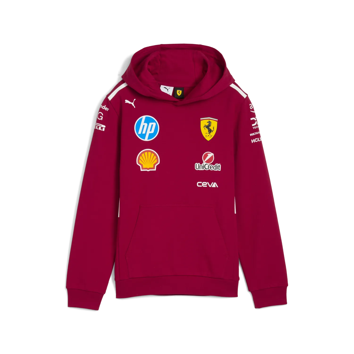 Sudadera con capucha del equipo Ferrari para niños 🔥