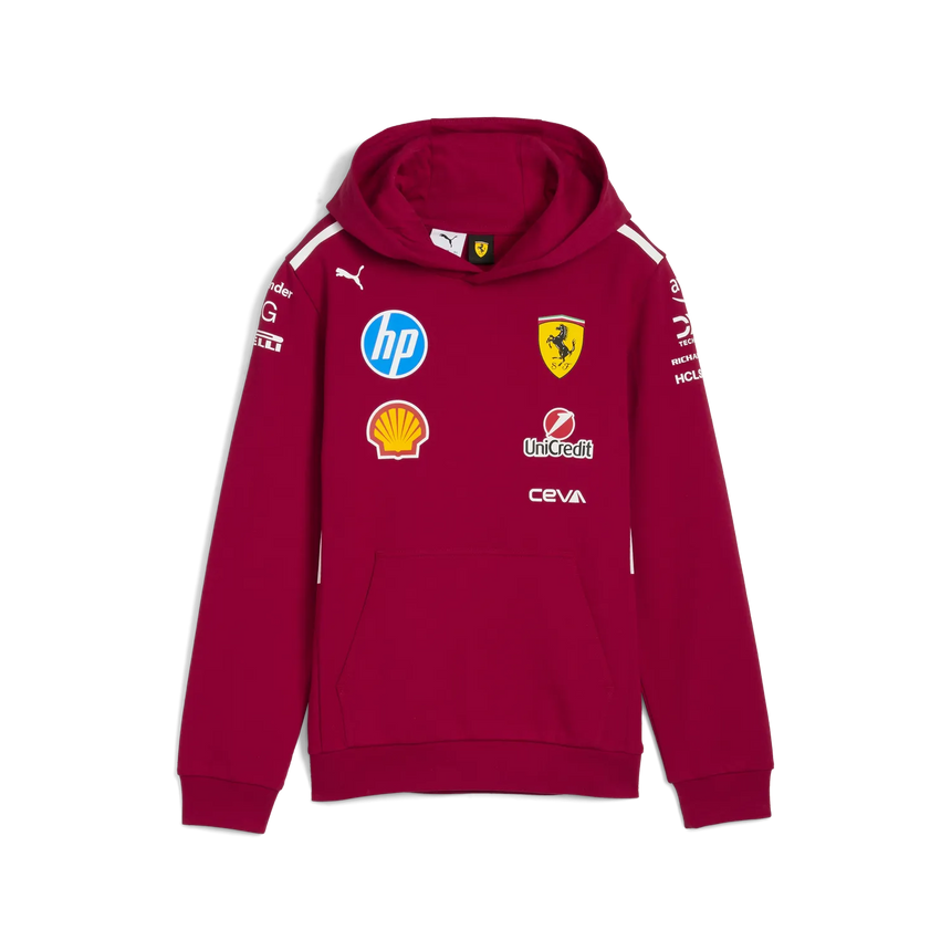 Sudadera con capucha del equipo Ferrari para niños 🔥