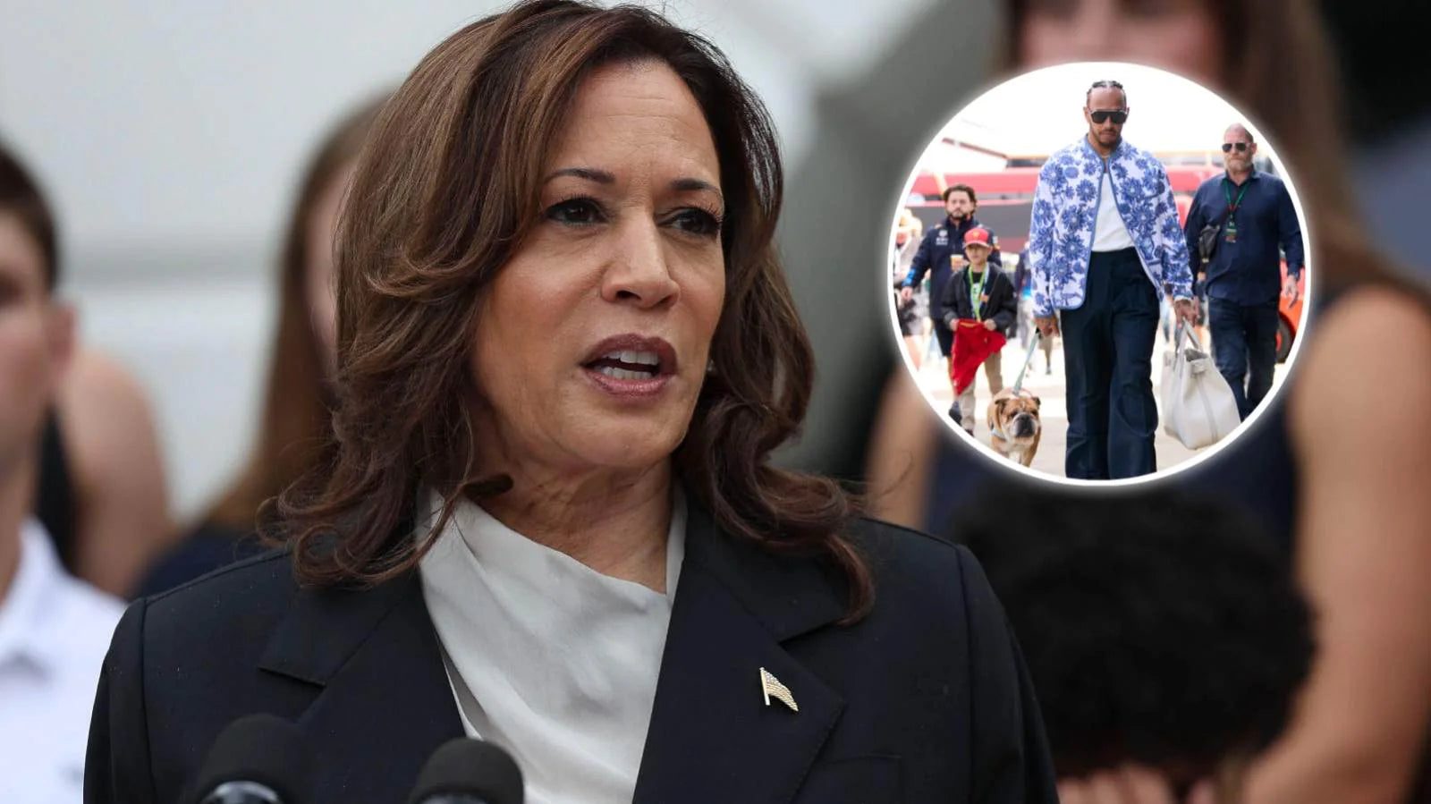 Kamala Harris's FAVORITE: Lewis Hamilton...