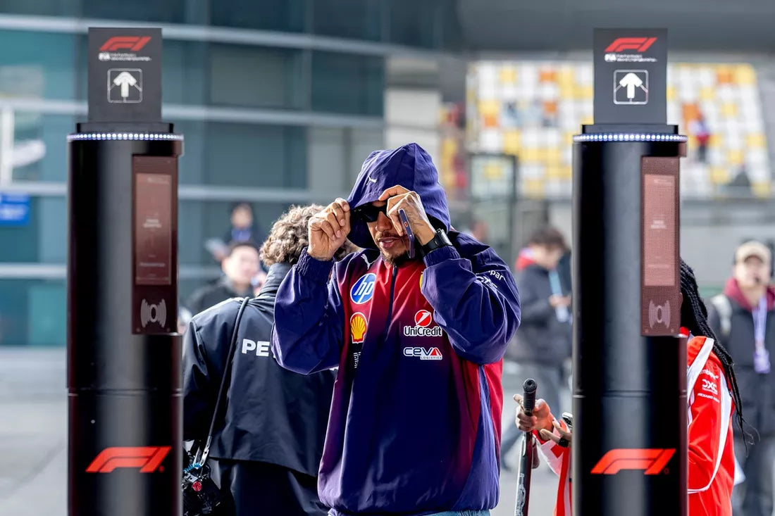 Lewis Hamilton celebrates first Ferrari win after tough debut season