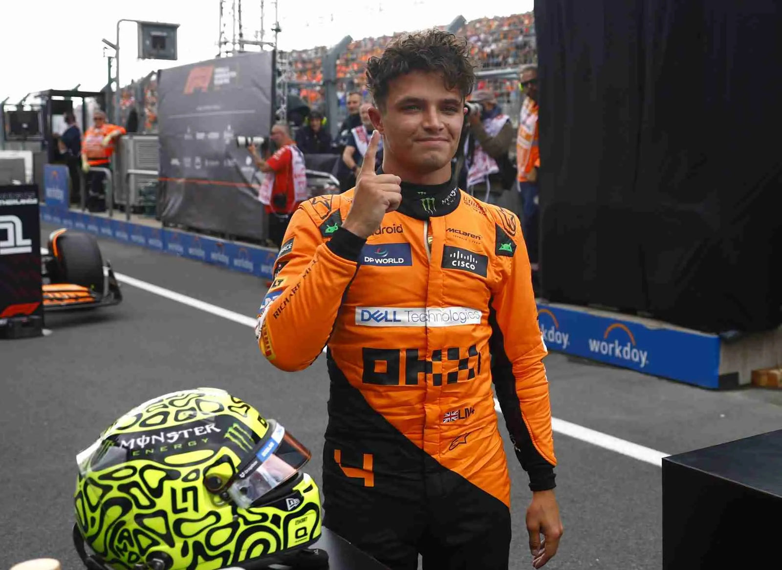Norris Dominates Chaotic Azerbaijan GP Practice Session!