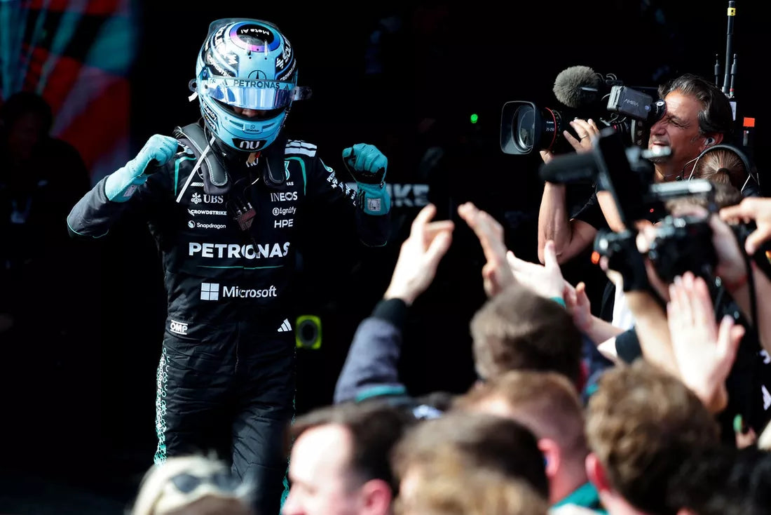 George Russell Clinches Barcelona Pole as Leclerc Crashes