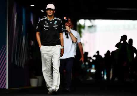 Russell edges Hamilton for pole in Barcelona GP
