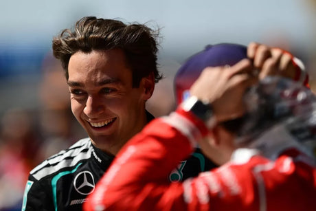 Russell takes sprint pole as teams test upgrades