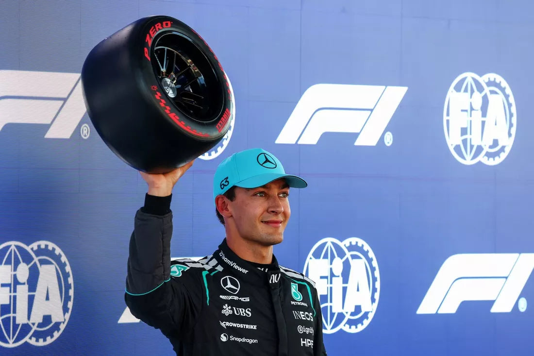 Russell wins tough battle as Verstappen recovers in Austria