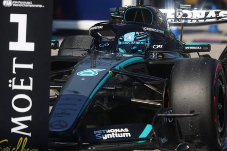 Russell shows strong pace after Baku practice