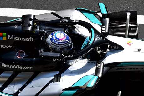 Russell Tops First Practice for Mercedes at Madring