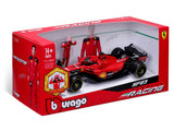 Ferrari model car, SF-23, Charles Leclerc, 1:24, bburago, with pilot