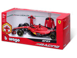 Ferrari model car, SF-23, Charles Leclerc, 1:24, bburago, with pilot