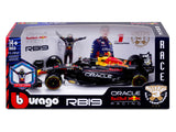 Red Bull Racing model car, bburago, Max Verstappen, #1, 1:24, RB19, with pilot