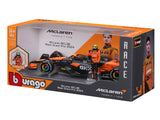 McLaren model car, bburago, Lando Norris, 1:24, #4, MCL38, with pilot