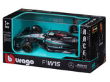 Mercedes model car, bburago, George Russell, #63, 1:43, F1W15
