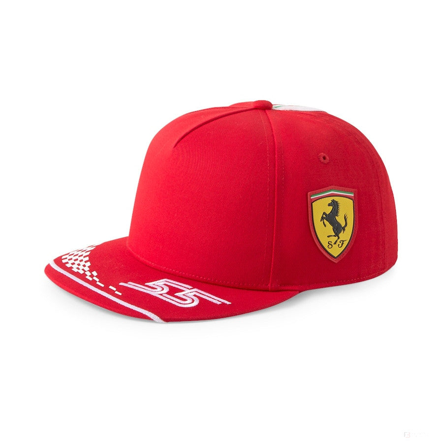 Ferrari Flatbrim Cap, Puma Carlos Sainz, Adult, Red, 2021