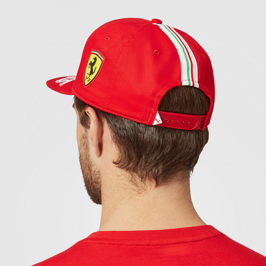 Ferrari Flatbrim Cap, Puma Carlos Sainz, Adult, Red, 2021 - FansBRANDS®