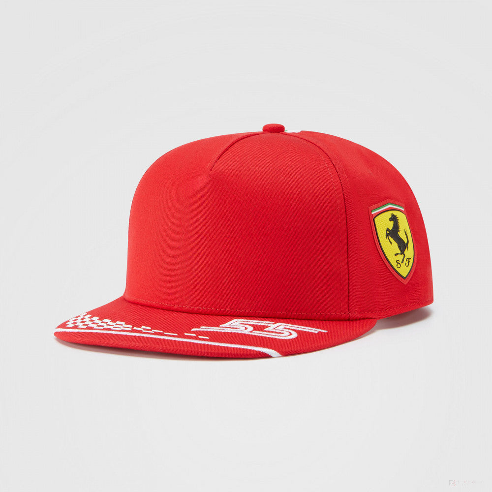Ferrari Kids Baseball Cap, Puma Carlos Sainz, Red, 2021