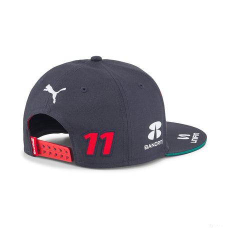 Red Bull Sergio Perez Flatbrim Cap, Blue, 2022 - FansBRANDS®