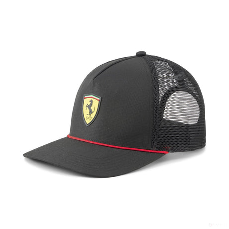 Ferrari Sportwear Race Trucker Cap PUMA Black - FansBRANDS®