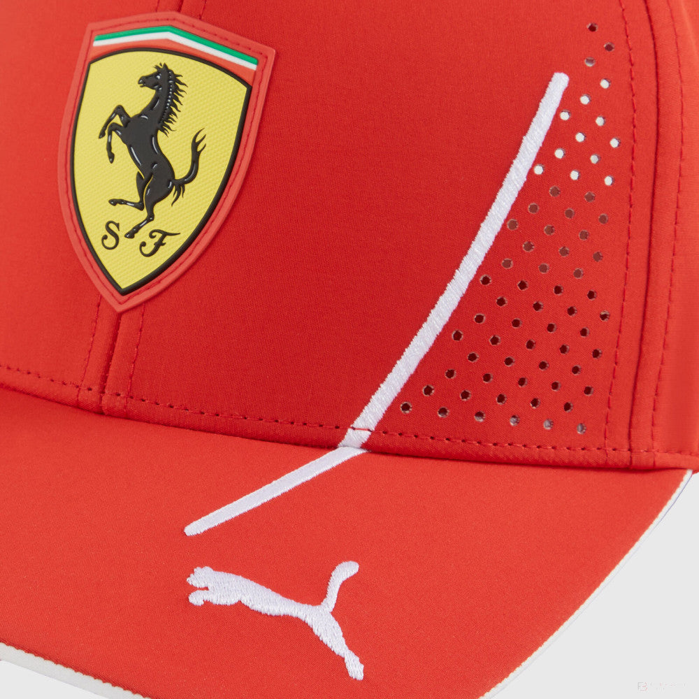 Ferrari cap, Puma, Charles Leclerc, kids, red