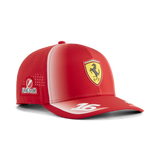 Ferrari cap, team, Charles Leclerc, Puma, red