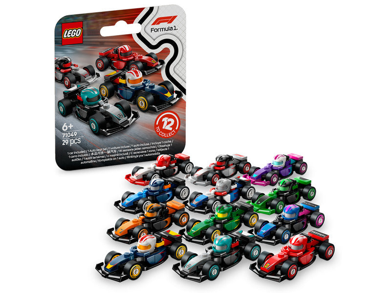 LEGO® Minifigures, 71049, collectible 1 of 12, F1 cars