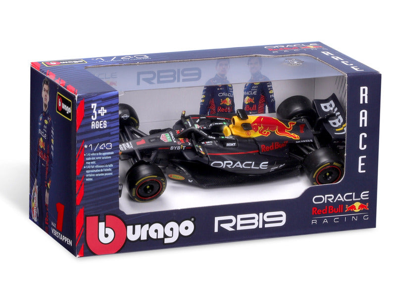 Red Bull Racing model car, RB-19, bburago, 1:43, Max Verstappen #1, 2023