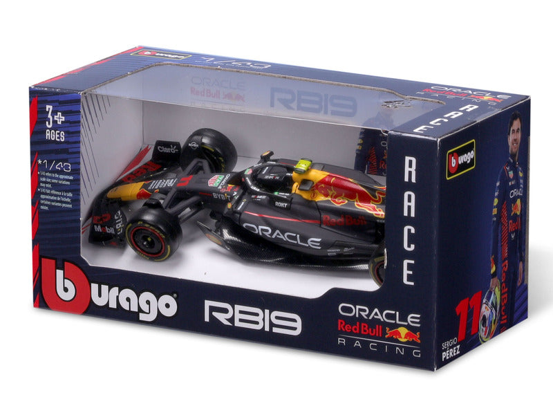 Red Bull Racing model car, RB-19, bburago, 1:43, Sergio Pérez #11, 2023