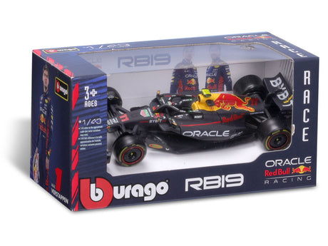 Red Bull Racing model car, RB-19, bburago, 1:43, Sergio Pérez #11, 2023