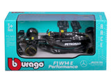 Mercedes model car, F1 W 14 E, bburago, 1:24, Lewis Hamilton #44, 2023