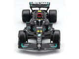 Mercedes model car, F1 W 14 E, bburago, 1:24, Lewis Hamilton #44, 2023