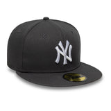 New York Yankees cap, New Era, Basic, grey