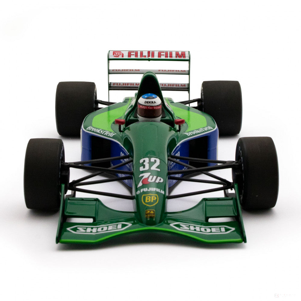 Michael Schumacher Model car, Jordan Ford 191 Spa 1991, 1:18 scale, Green, 2020