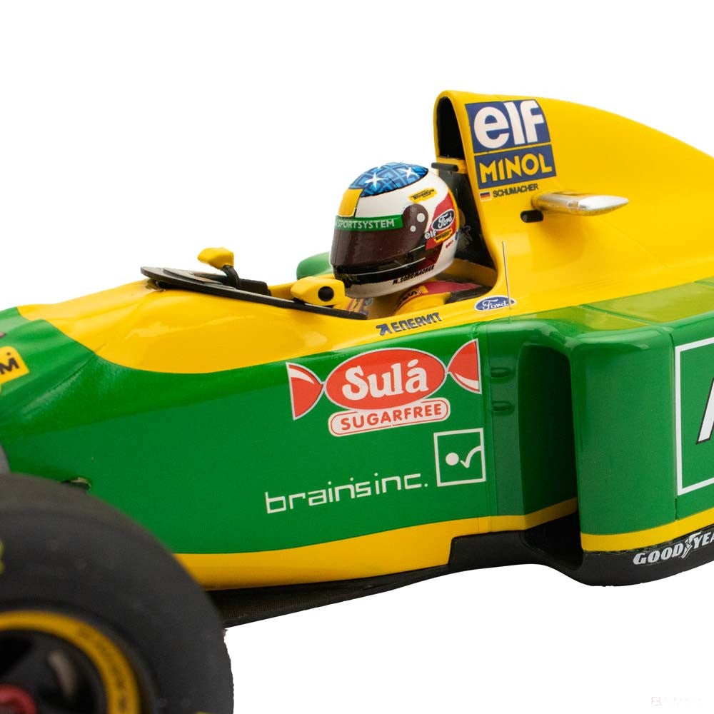 Michael Schumacher Model car, Benetton Ford B193B Portugal GP, 1:18 sc –  FansBRANDS® - COM