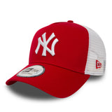 New York Yankees cap, New Era, trucker, red