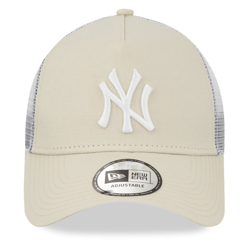 New York Yankees cap, trucker, New Era, 9FORTY, essential, beige