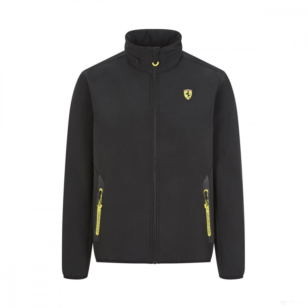 Ferrari Softshell Jacket, Scudetto, Black, 2020
