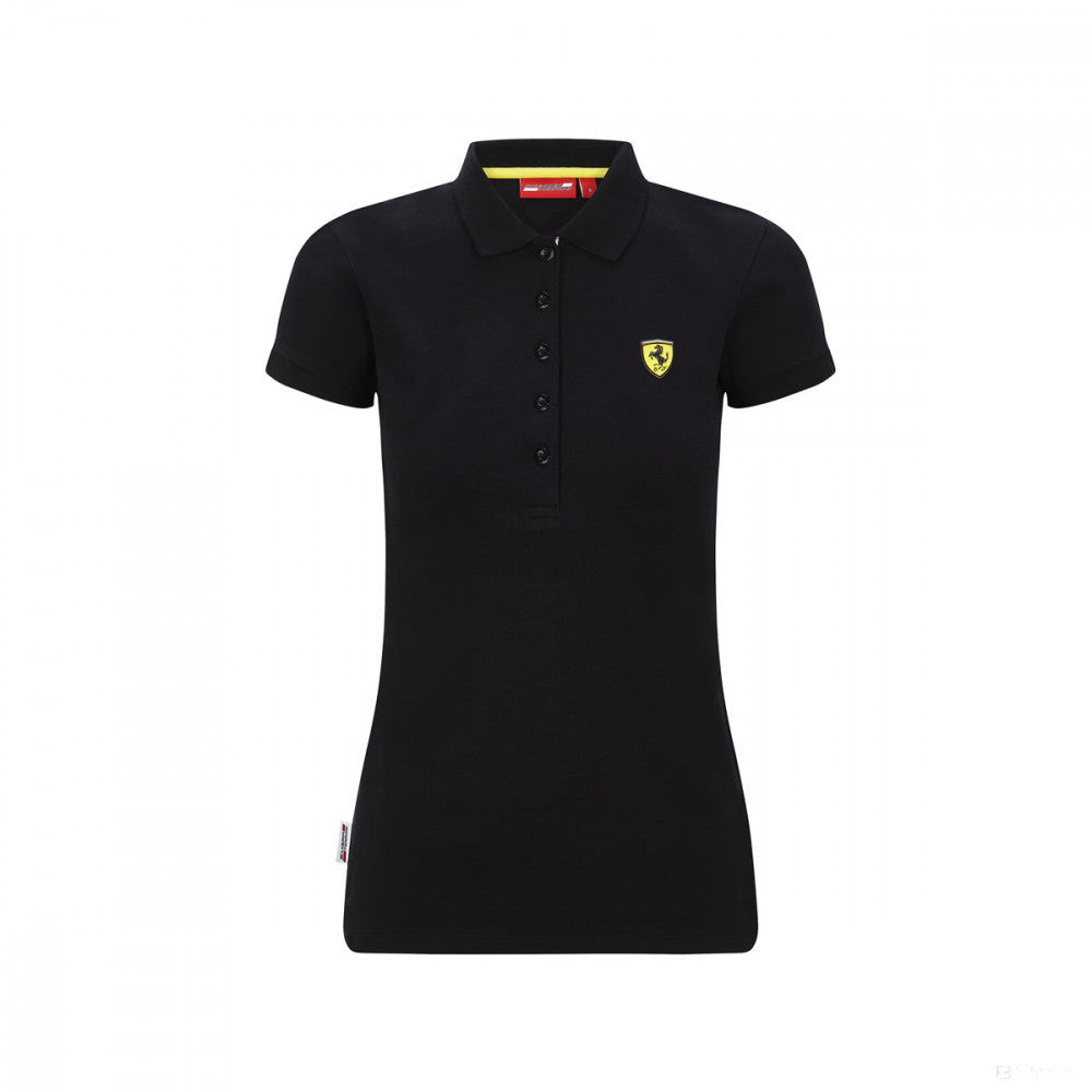 Ferrari Womens Polo, Classic, Black, 2020