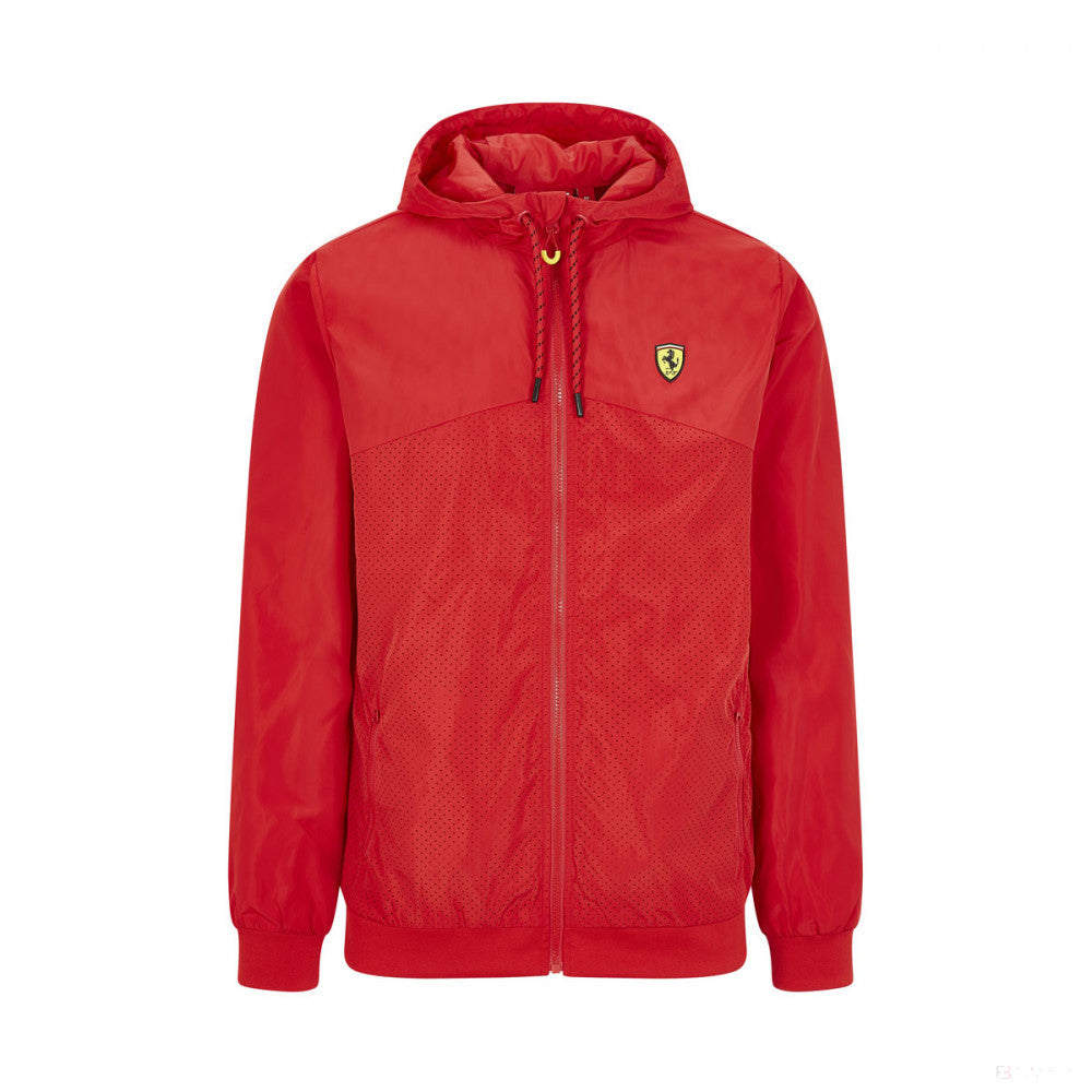 Ferrari windbreaker jacket red on sale